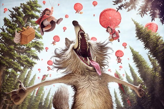 Bad Wolf Character Illustration, Tiago Hoisel