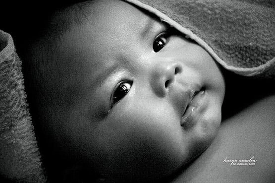 black and white photography baby. Cute Baby Black and White