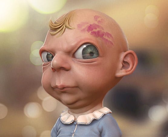06 Baby Friendly Character Illustration Tiago Hoisel in Magnificent Character Illustrations by Tiago Hoisel