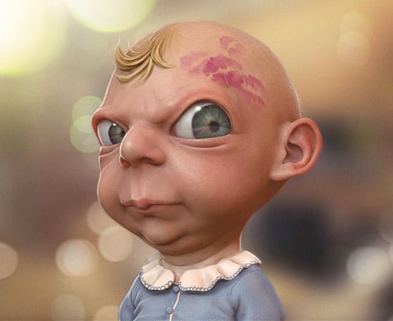 Baby Friendly Character Illustration, Tiago Hoisel