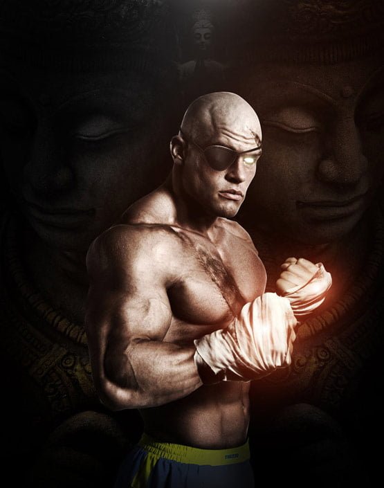 21 Sagat They Call Me The King Street Fighter Art in 24 Hyper Realistic Examples of Street Fighter Characters Art