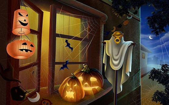24, Halloween Digital Wallpaper