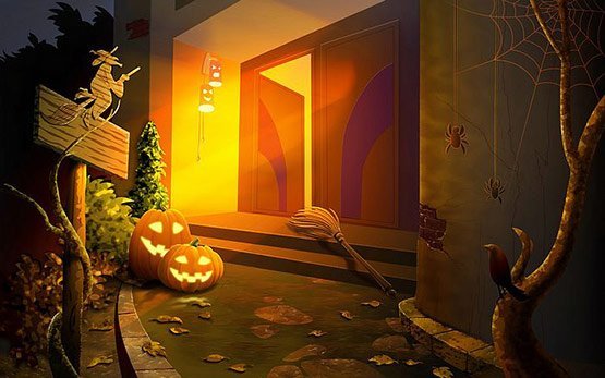 25, Halloween Jack-O-Lantern Wallpaper