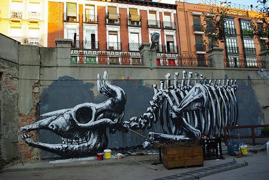 1727 in Graffiti Street Art of Animals