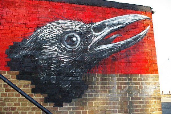 1738 in Graffiti Street Art of Animals