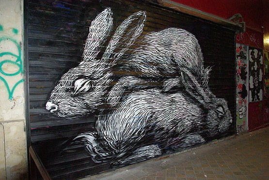 1745 in Graffiti Street Art of Animals