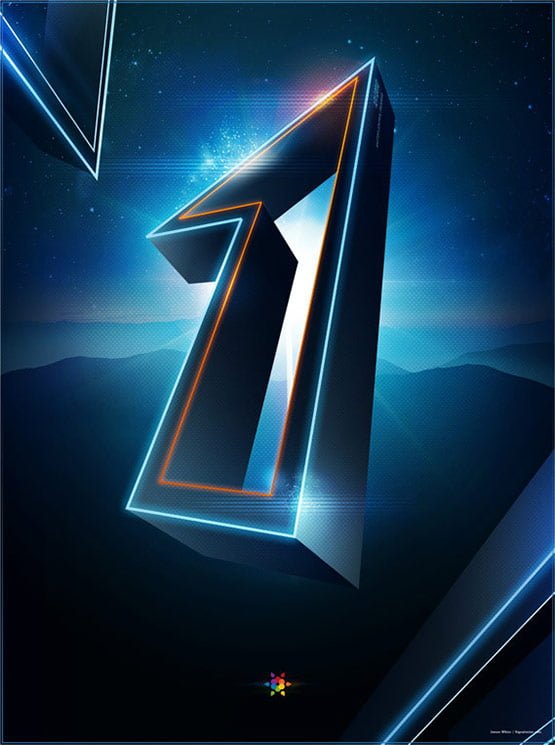 Tron Legacy Countdown Poster 1