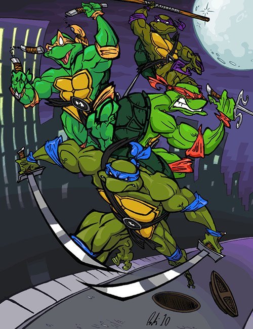 Teenage Mutant Ninja Turtles (TMNT) Artworks