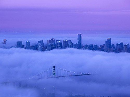 04 lions gate bridge vancouver fog in 30 Best Hand Picked Wallpapers from