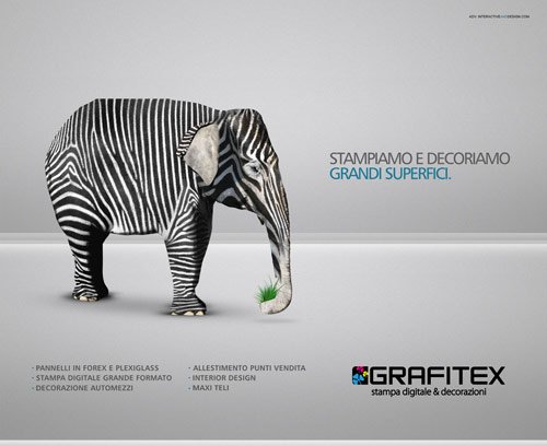29 Campagna Grafitex in 40 Creative Advertisements Using Animals
