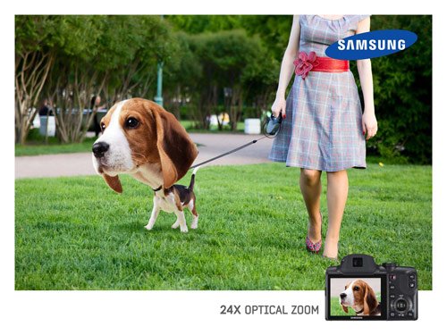 37 SamSung 24x Optica Zoom in 40 Creative Advertisements Using Animals