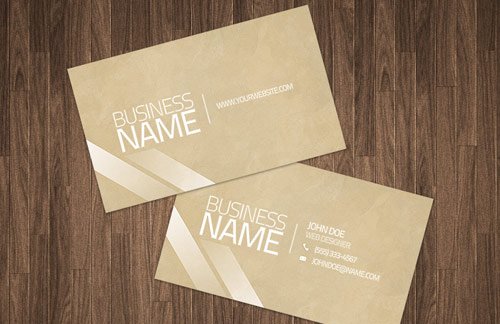 13 clean business card psd in 20+ Free Photoshop Business Card Templates