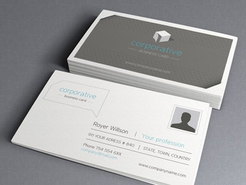 14 corporate business card psd in 20+ Free Photoshop Business Card Templates