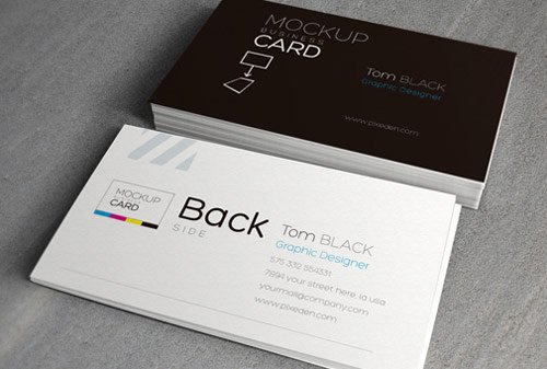 18 psd business card mockup in 20+ Free Photoshop Business Card Templates