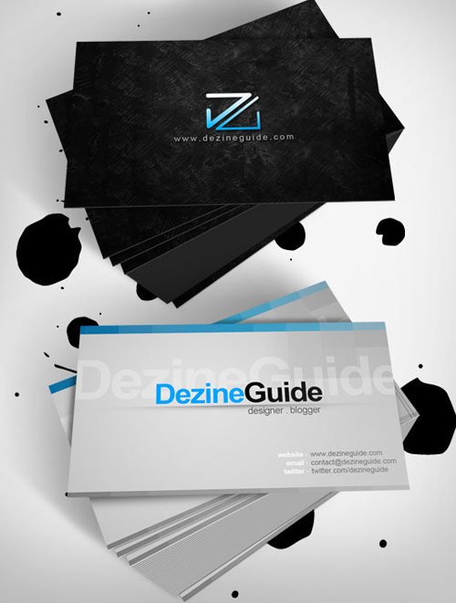 20 modern free business card psd in 20+ Free Photoshop Business Card Templates