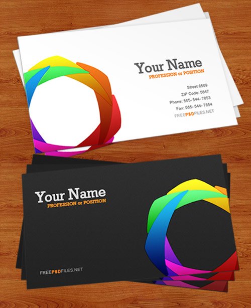 21 business card psd template in 20+ Free Photoshop Business Card Templates