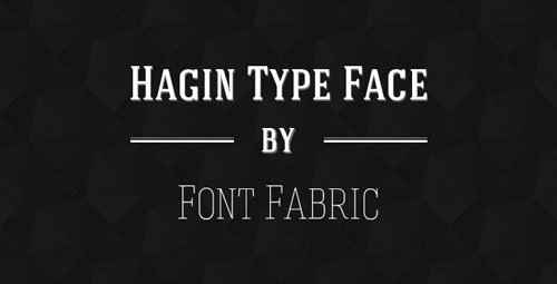 09 hagin free font in 35 Totally New Free Fonts for your Designs