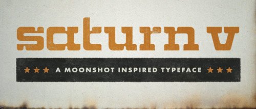 28 saturn v free font in 35 Totally New Free Fonts for your Designs