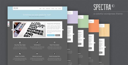 Spectra WordPress Theme - New Portfolio WordPress Themes from ThemeForest