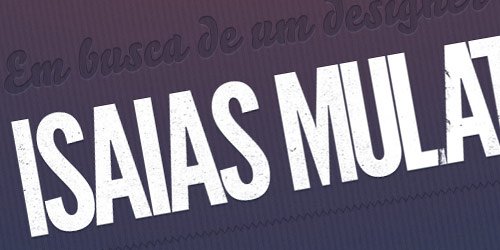 Isaias Mulatinho - well design websites with big typography