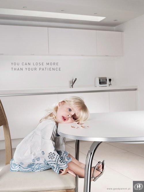 Good Parent: Girl - controversial print ads