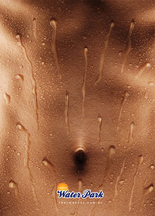 Thermas Water Park: Belly - controversial print ads