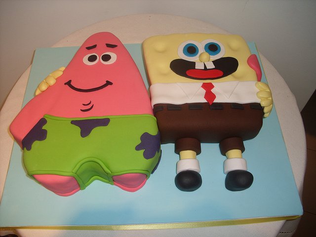 11 bolo sponge bob e patrick in 40 Creative Cake Designs Which Will Make You Look Twice