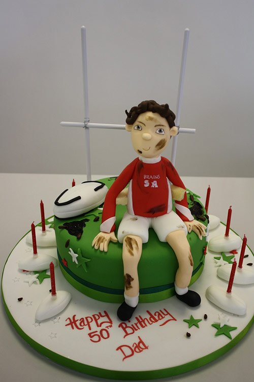 21 cake rugby in 40 Creative Cake Designs Which Will Make You Look Twice