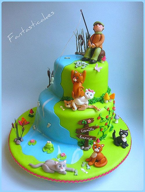 32 how much cats love fish in 40 Creative Cake Designs Which Will Make You Look Twice