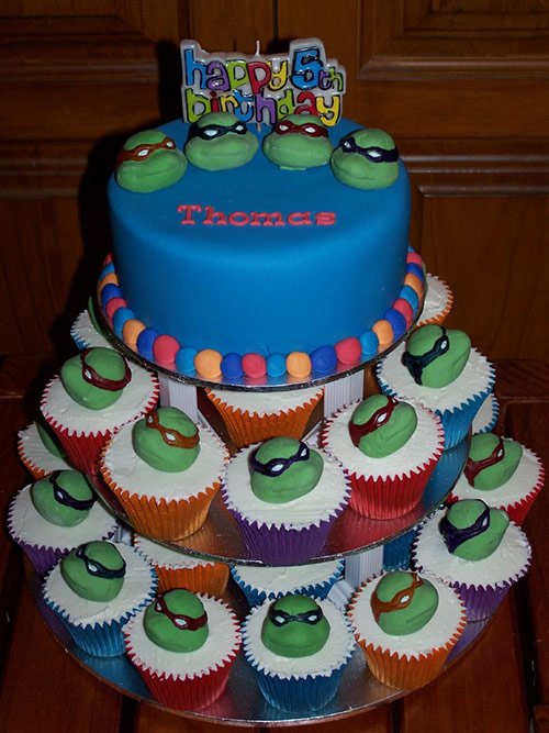 38 teenage mutant ninja turtles cupcake in 40 Creative Cake Designs Which Will Make You Look Twice