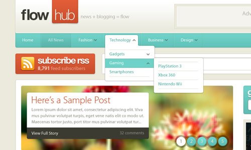 Flowhub - Great Magazine WordPress Theme - great magazine wordpress themes