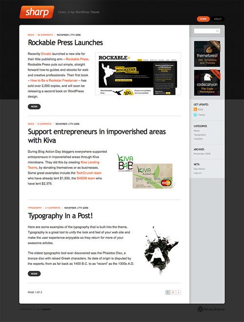 Sharp - Great Magazine Theme - great magazine wordpress themes