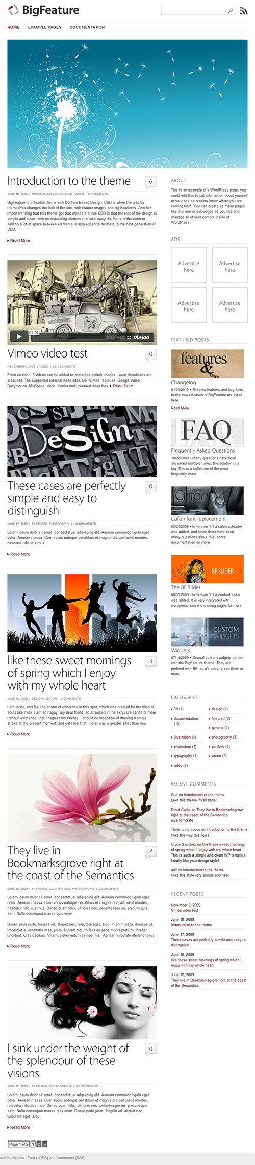 Big Feature - WordPress Theme - great magazine wordpress themes