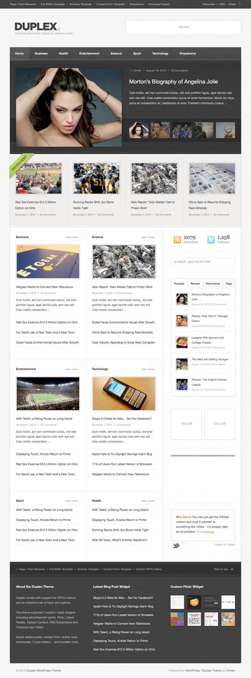 Duplex - Magazine / Community / Blog Theme - great magazine wordpress themes