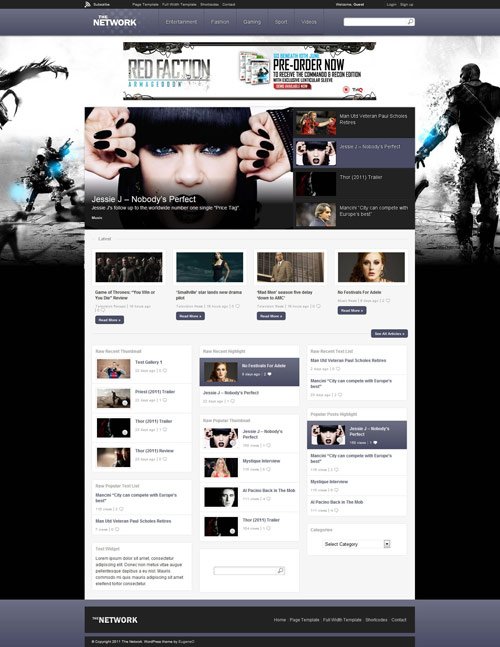 The Network - Magazine WordPress Theme - great magazine wordpress themes