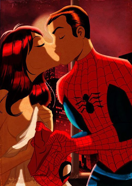 Spiderman - Retro Superhero Art