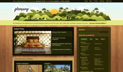 Cool Landscape Background Cool Landscape Backgrounds in Website Design