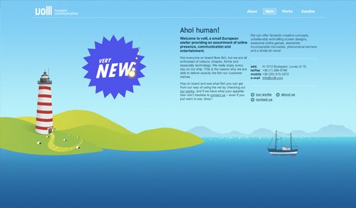 Cool Landscape Backgrounds in Website Design