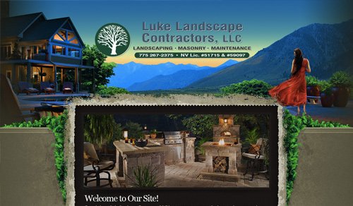 Cool Landscape Backgrounds in Website Design