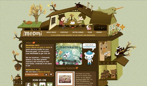 Cool Landscape Backgrounds in Website Design