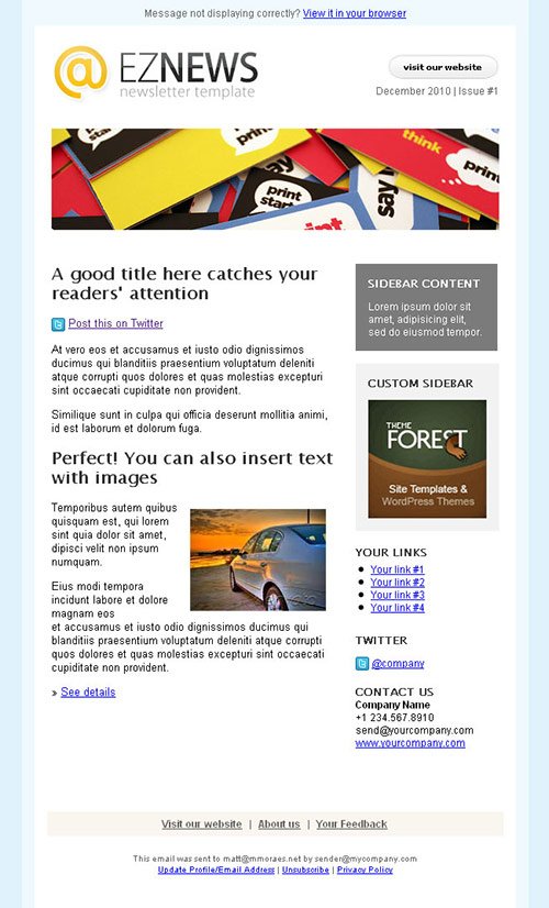 Newsletter Design Showcase