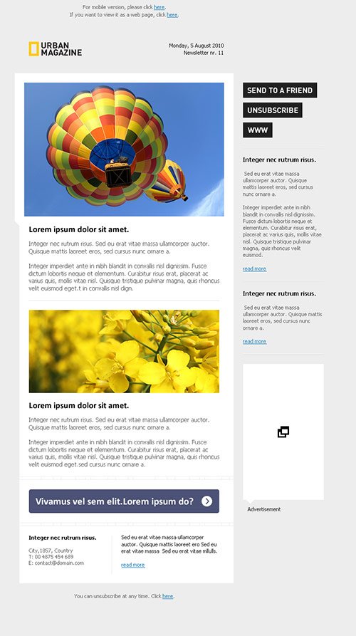 Newsletter Design Showcase