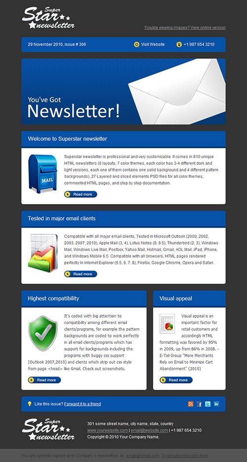 Newsletter Design Showcase