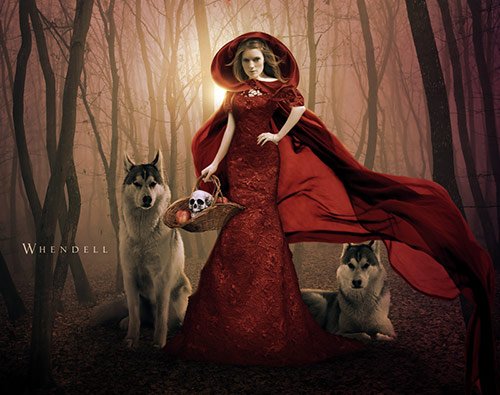 red riding hood artworks