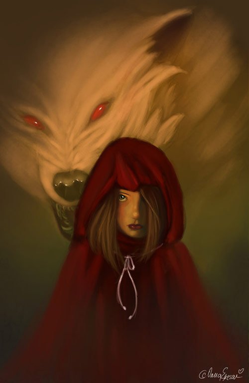 red riding hood artworks