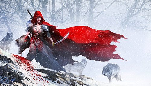 red riding hood artworks