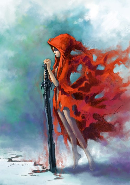 red riding hood artworks