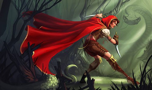 red riding hood artworks