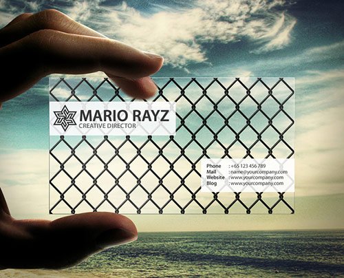 businesscards5 in 23 Transparent Business Cards