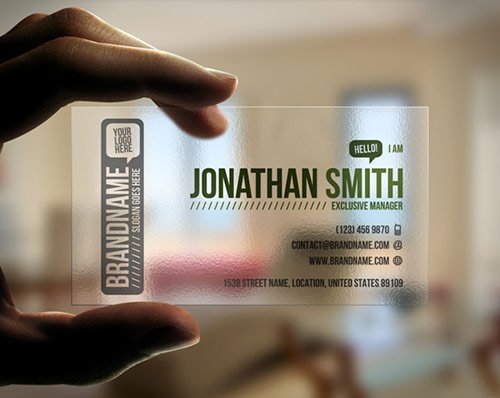businesscards7 in 23 Transparent Business Cards
